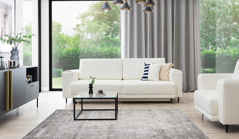 Codrila Grey living room rug 120x180cm