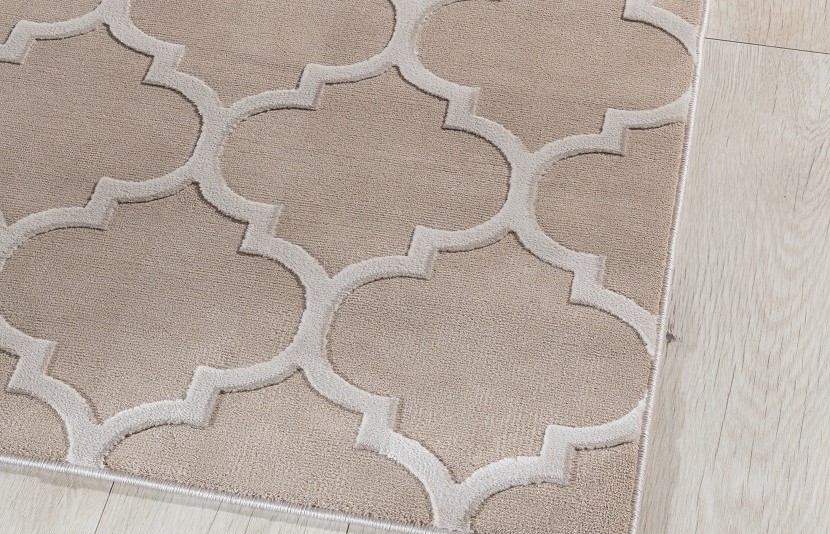 Elsher Beige living room rug 80x150cm