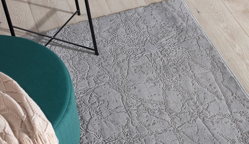 Siggi Grey living room modern rug 120x180cm