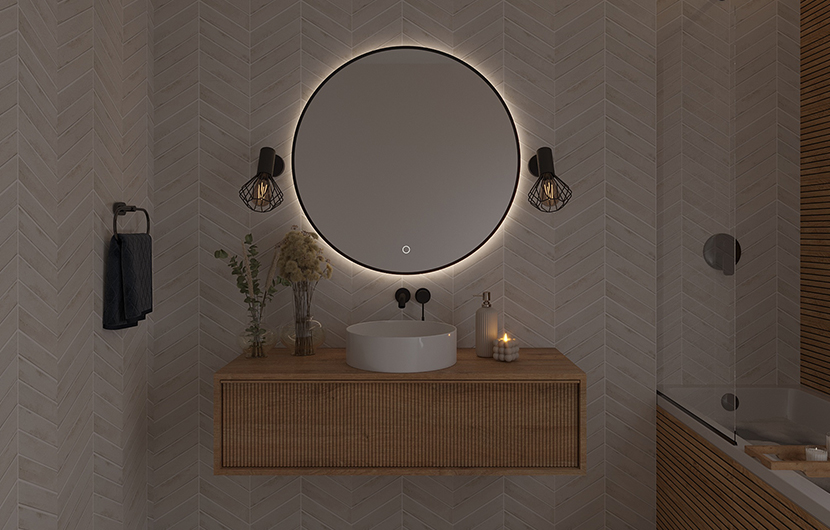 Divissi A Mirror With Lighting