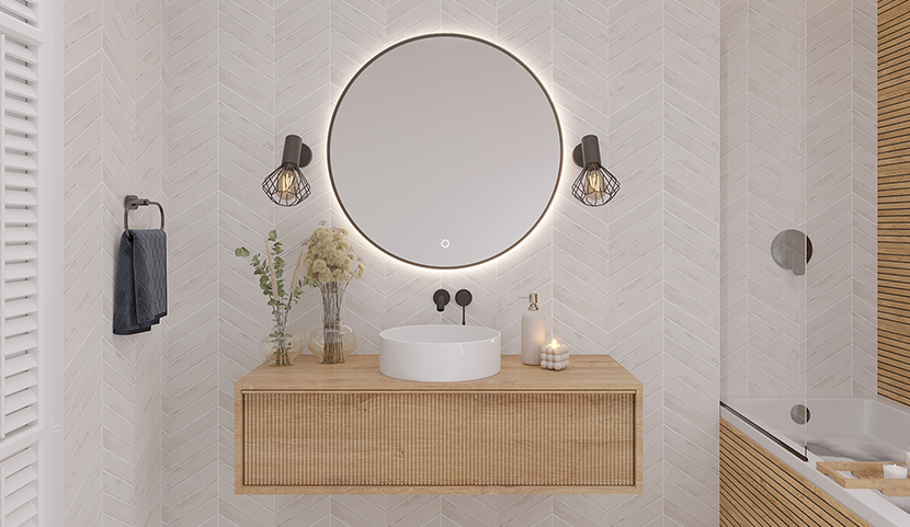 Divissi A Mirror With Lighting