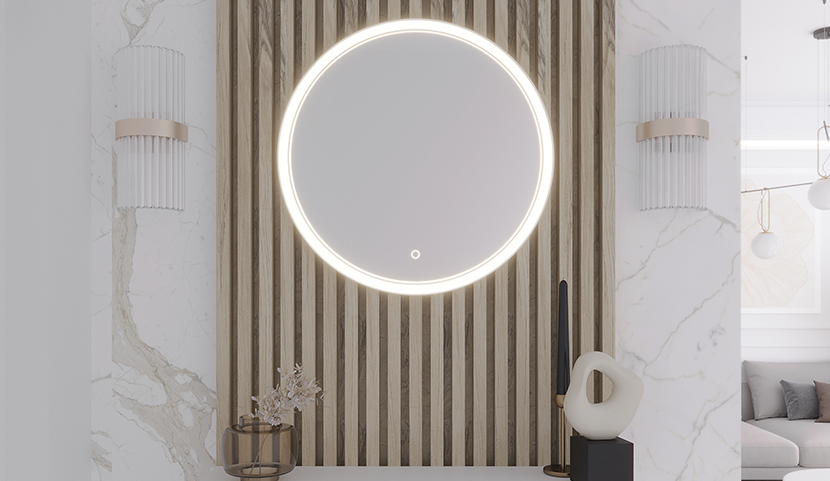 Orandiu L Mirror With Lighting