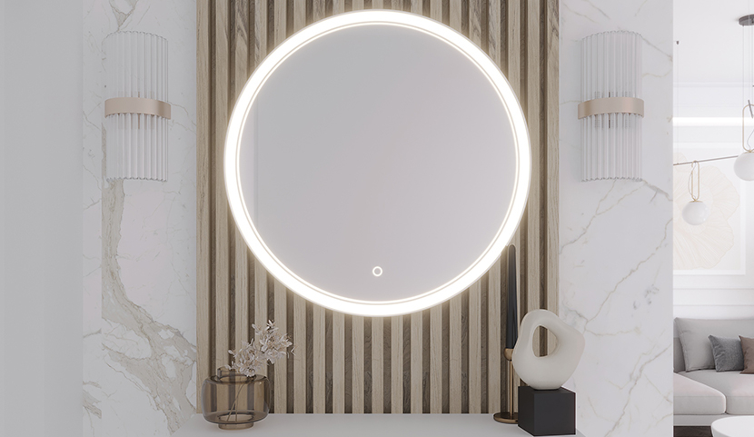 Orandiu L Mirror With Lighting