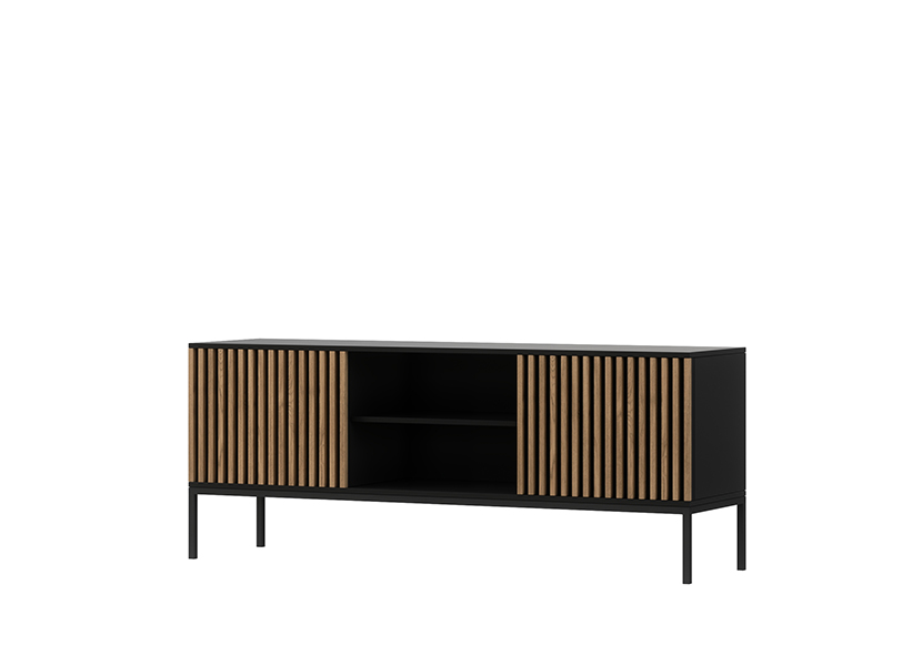 Meorati Freestanding Media Cabinet