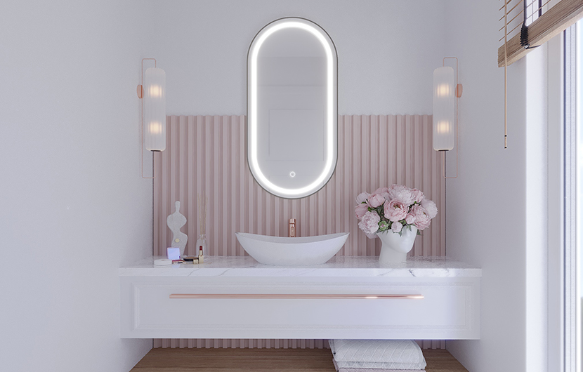 Robienti L Mirror With Lighting