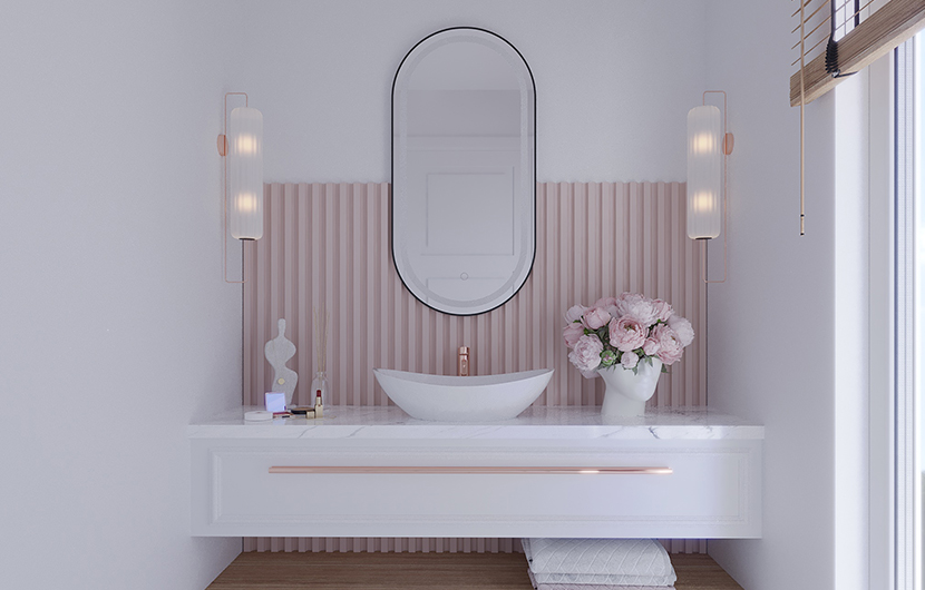 Robienti L Mirror With Lighting