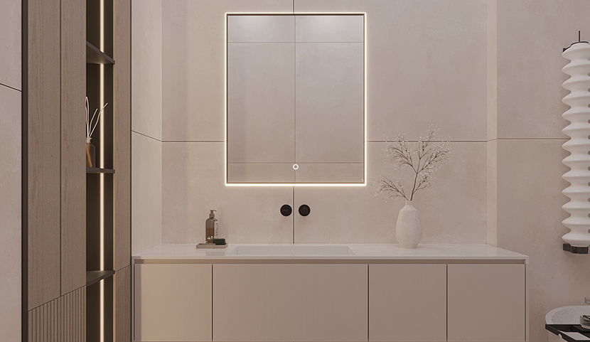 Vixisse A Mirror With Lighting