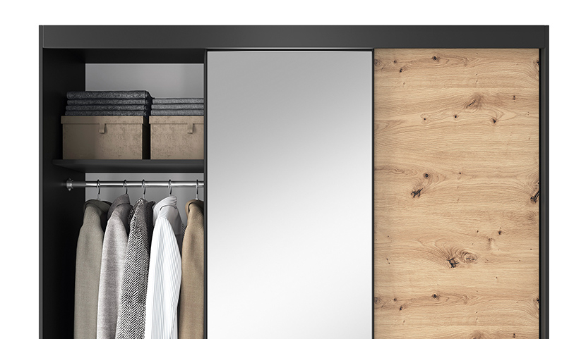 Esville III with a mirror, 60x180 cm