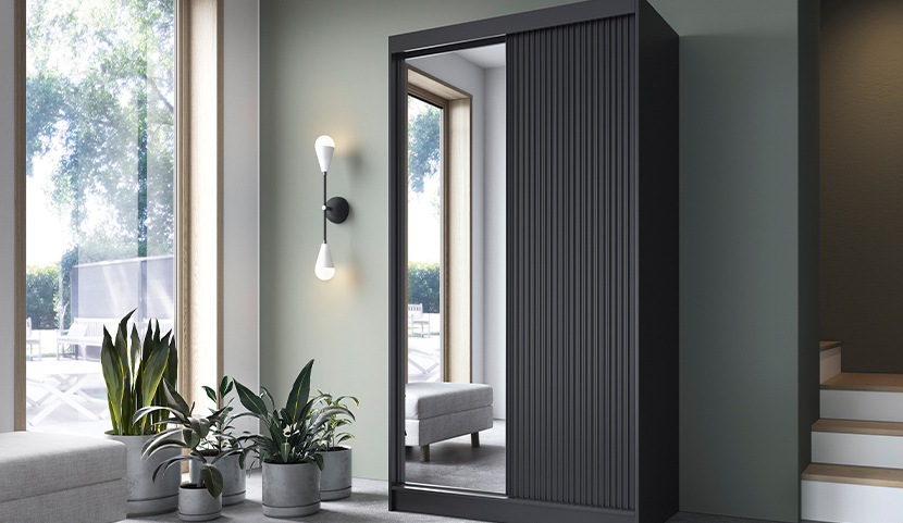 Prescco II with a mirror, 60x120 cm