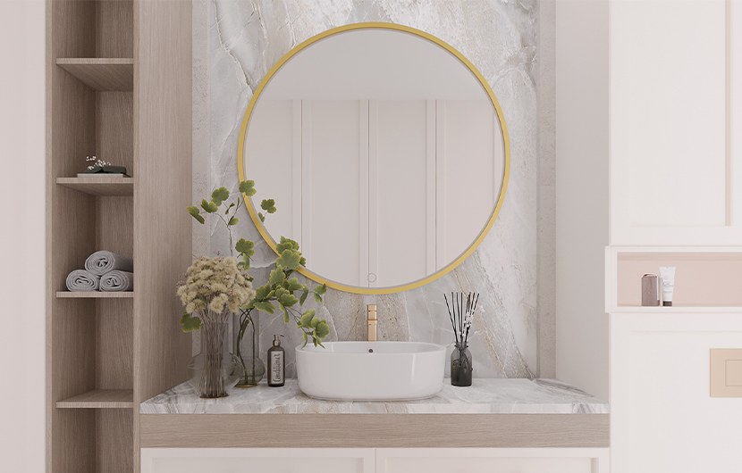 Gerbinie L Mirror With Lighting