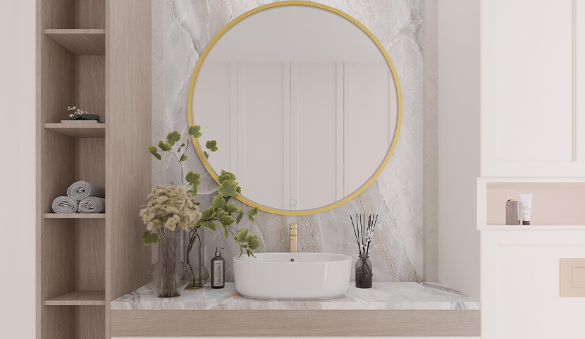 Gerbinie L Mirror With Lighting