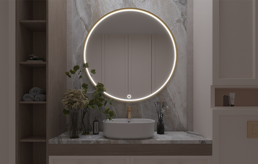 Gerbinie L Mirror With Lighting