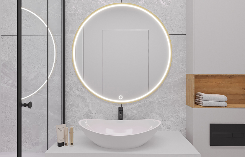 Gerbinie L Mirror With Lighting