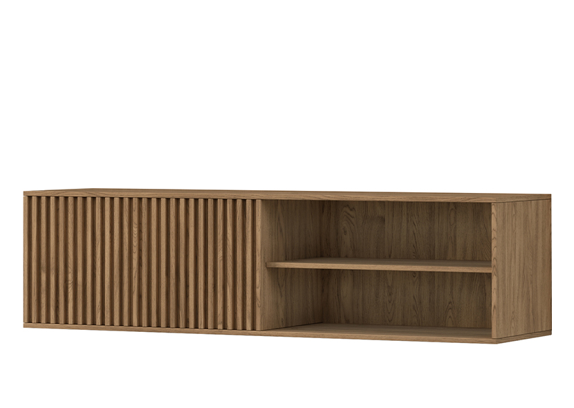 Entsian Hanging Media Cabinet