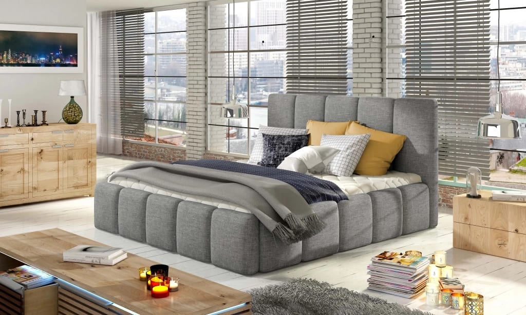 Edvige Upholstered Bed With Container 160x200