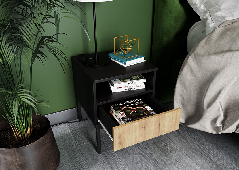Lanzzi Bedside Table 