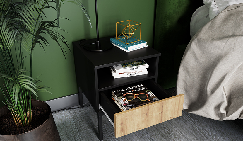 Lanzzi Bedside Table 