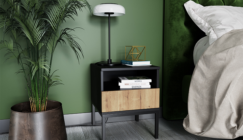 Lanzzi Bedside Table 
