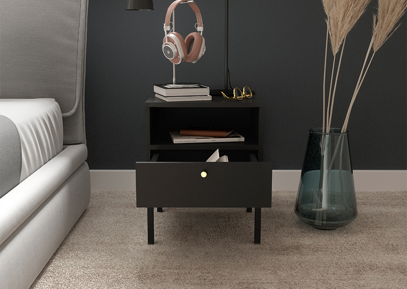 Lanzzi Bedside Table 