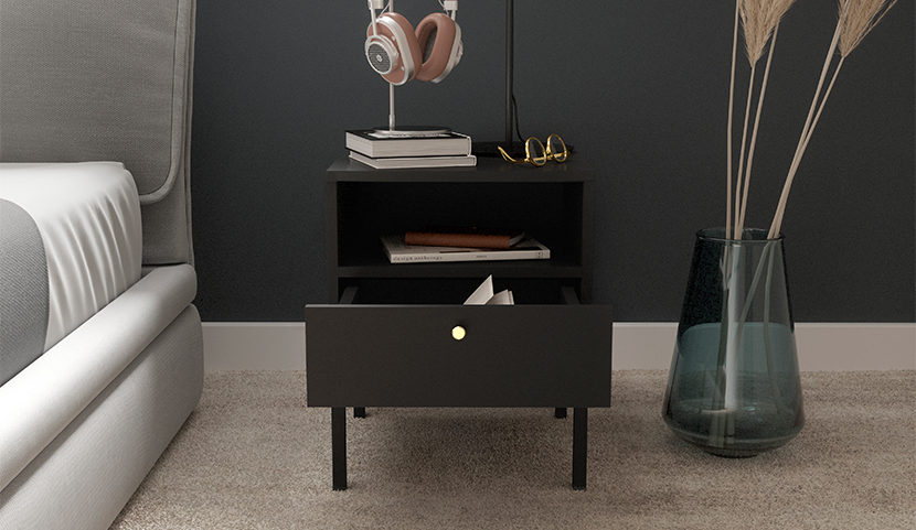 Lanzzi Bedside Table 