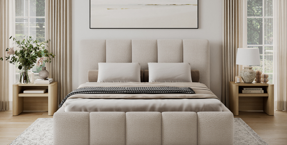 Edvige Upholstered Bed With Container 180x200