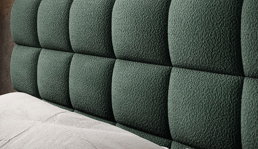 Magentta Upholstered Bed With Container 140x200