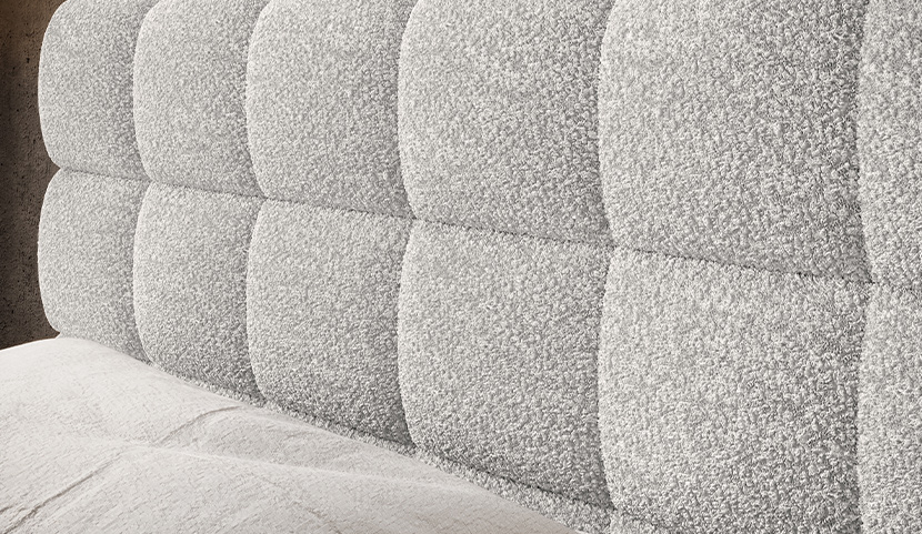 Magentta Upholstered Bed With Container 180x200