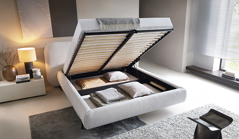 Pointt  Upholstered Bed With Container 160x200