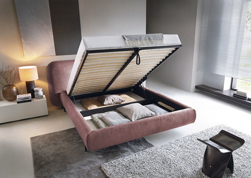 Pointt  Upholstered Bed With Container 180x200