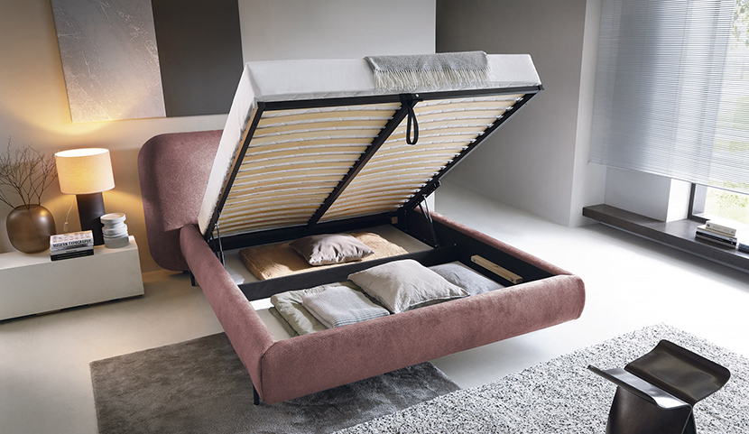 Pointt  Upholstered Bed With Container 180x200