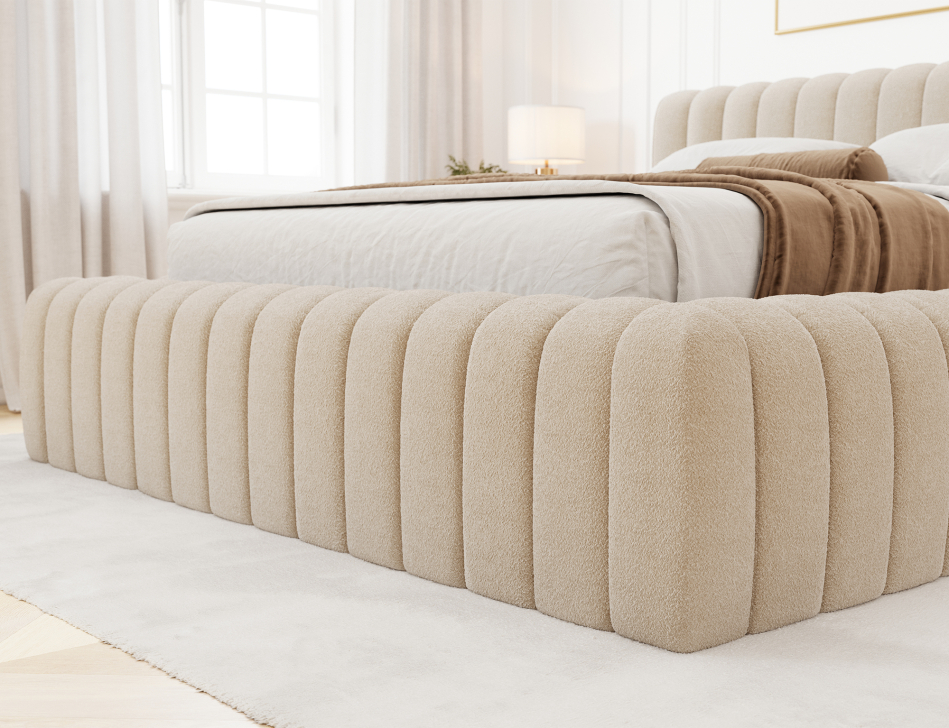 Carilla Upholstered Bed With Container 140x200