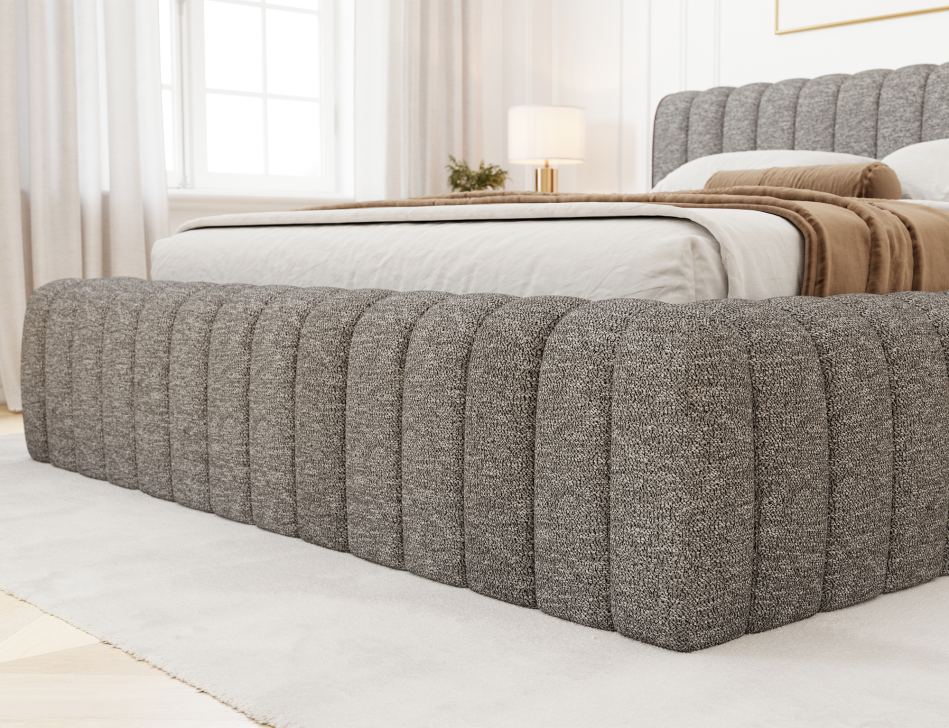 Carilla Upholstered Bed With Container 180x200