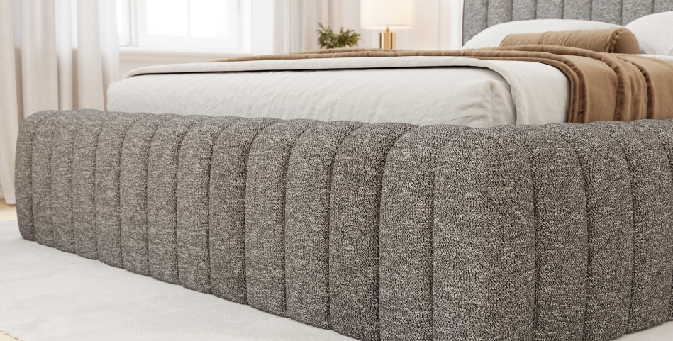 Carilla Upholstered Bed With Container 180x200