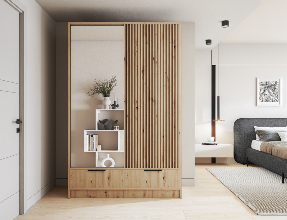Voodi II with a mirror, 60x120 cm