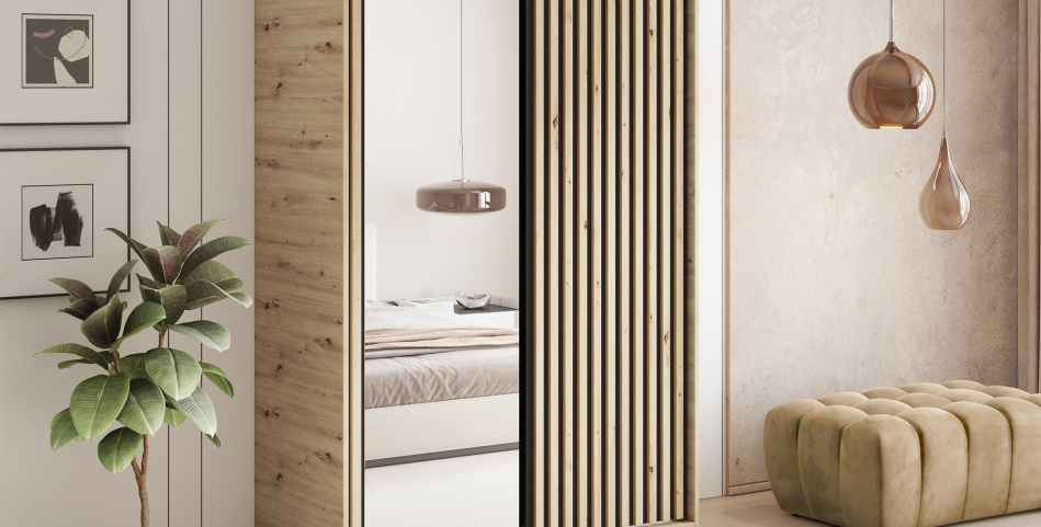 Emerio II with a mirror, 60x120 cm