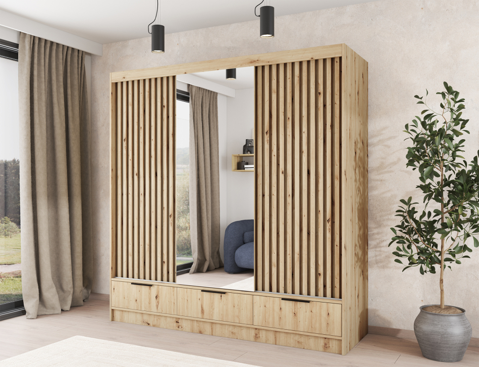 Voodi III with a mirror, 60x180 cm