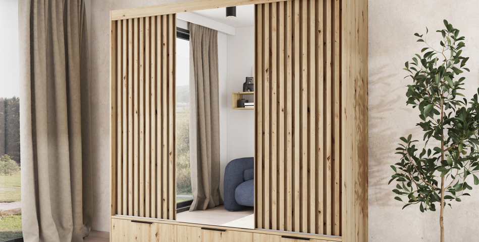 Voodi III with a mirror, 60x180 cm