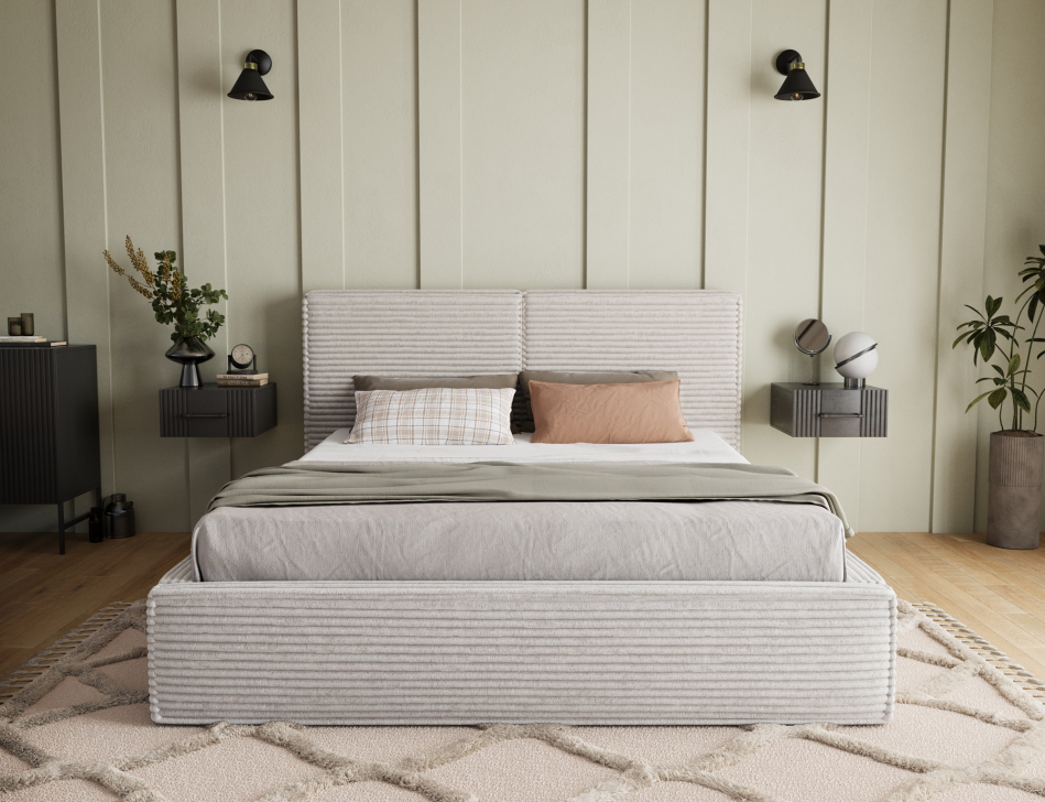 Pesillo Upholstered Bed With Container 160x200