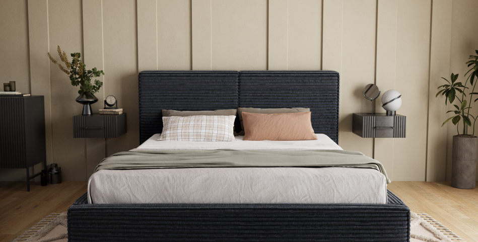 Pesillo Upholstered Bed With Container 160x200