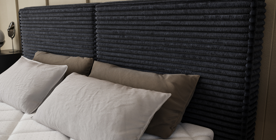 Pesillo Upholstered Bed With Container 160x200