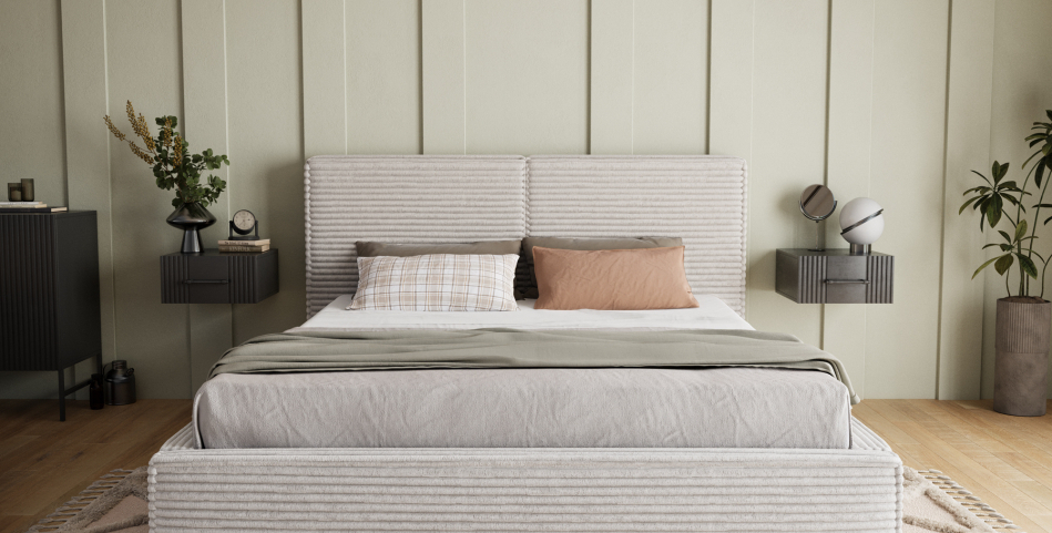 Pesillo Upholstered Bed With Container 180x200