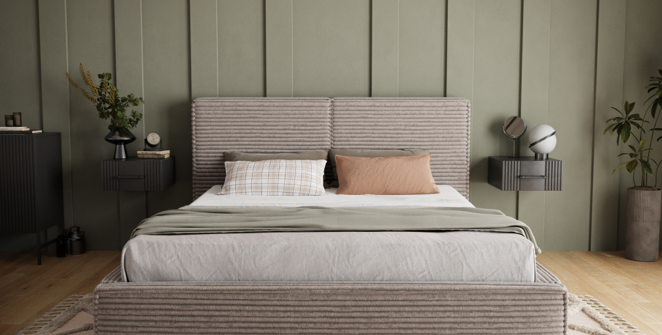 Pesillo Upholstered Bed With Container 180x200