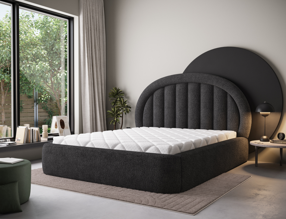 Tapedo Upholstered Bed With Container 140x200