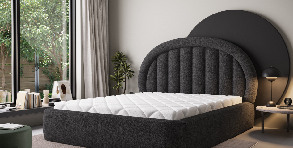 Tapedo Upholstered Bed With Container 140x200