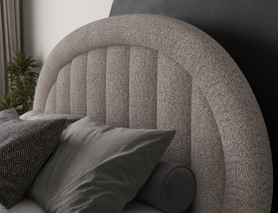 Tapedo Upholstered Bed With Container 160x200