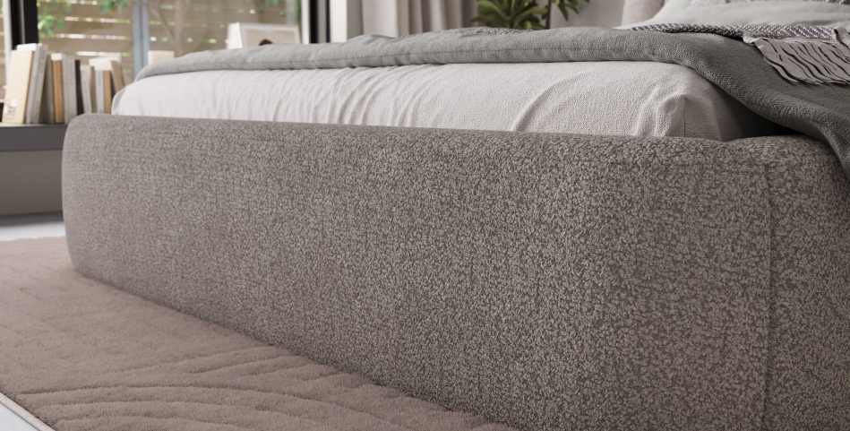 Tapedo Upholstered Bed With Container 160x200