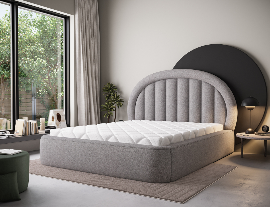 Tapedo Upholstered Bed With Container 180x200