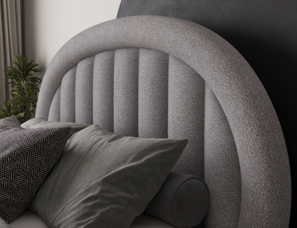 Tapedo Upholstered Bed With Container 180x200