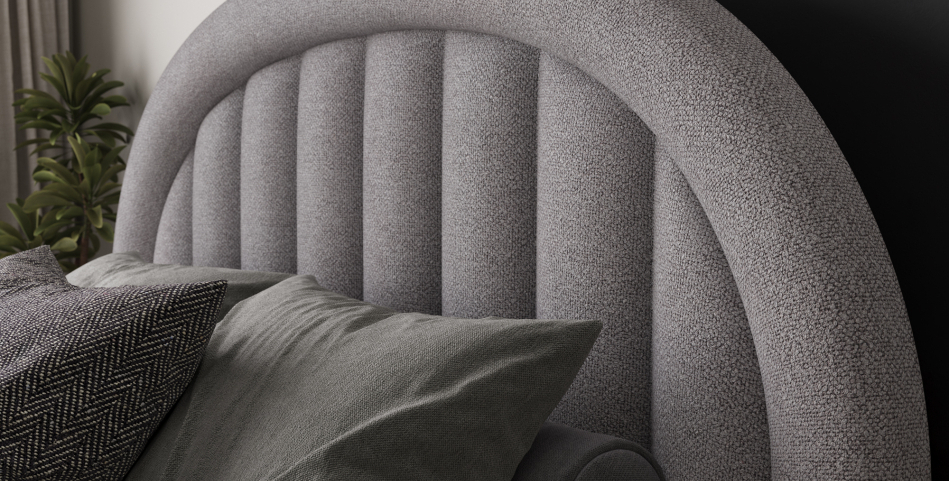 Tapedo Upholstered Bed With Container 180x200