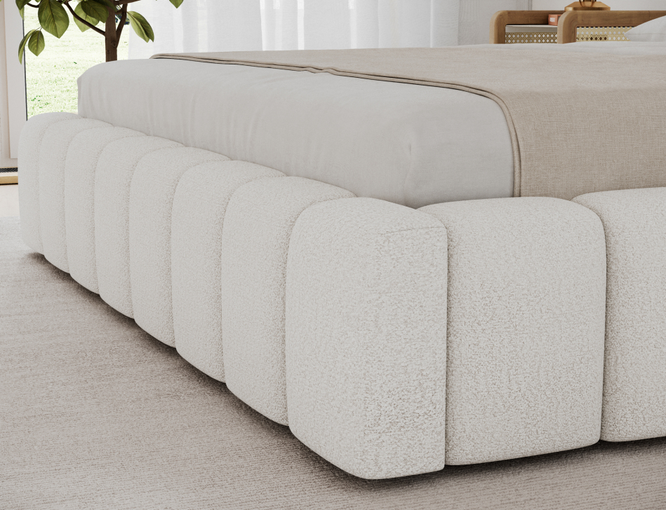 Lamica Upholstered Bed With Container 140x200